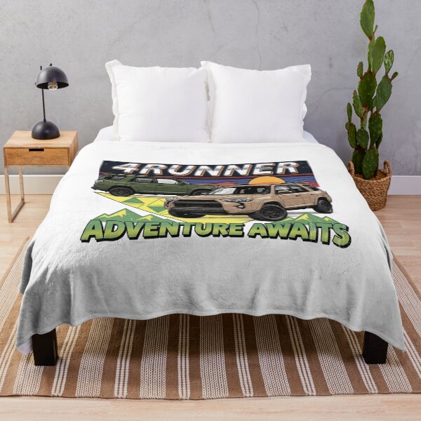 Item preview, Vintage Style 5th Gen 4Runner Retro Sunset Adventure Awaits [White Shirt Only] designed and sold by Off-Road-Zone.
