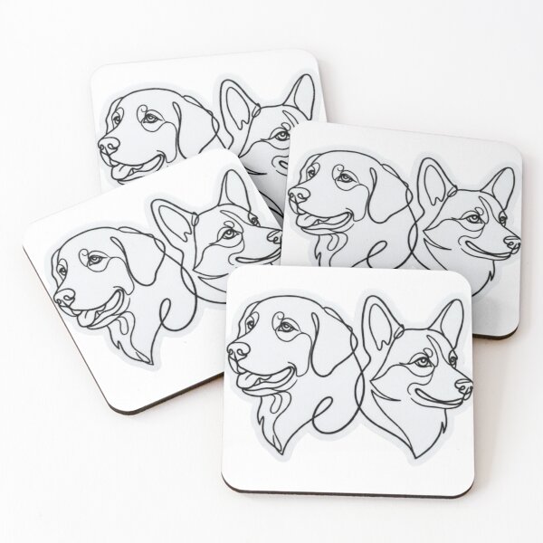 Item preview, Golden Retriever and Corgi  designed and sold by Snurly.
