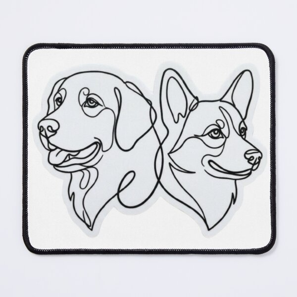 Item preview, Golden Retriever and Corgi  designed and sold by Snurly.