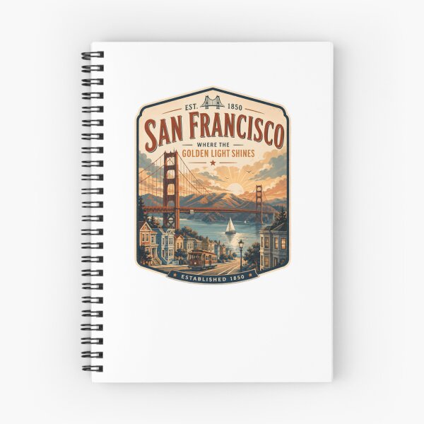 Item preview, San Francisco Where The Golden Light Shines California City Travel Landmark designed and sold by Simsimah26Parks.