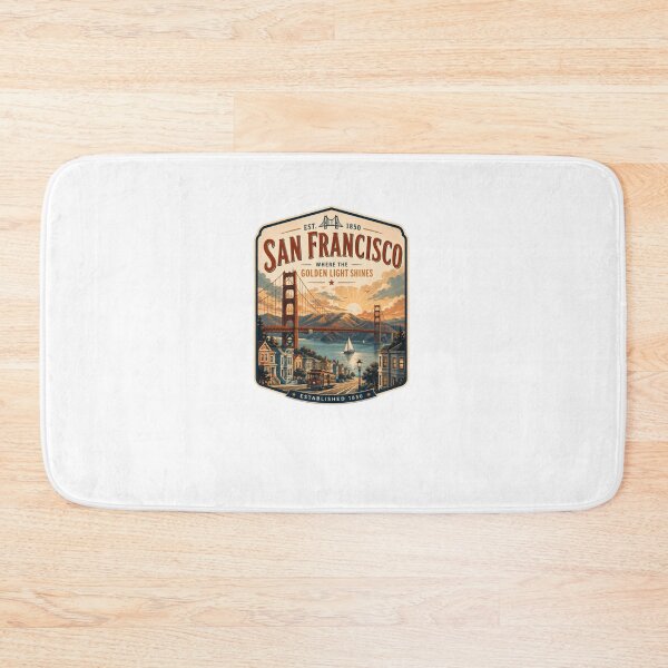 Item preview, San Francisco Where The Golden Light Shines California City Travel Landmark designed and sold by Simsimah26Parks.