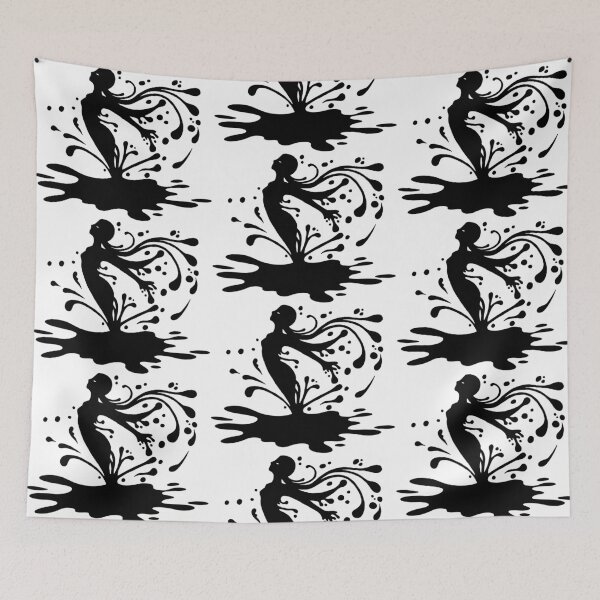 Item preview, Silhouette in Chinese ink designed and sold by Lagueny.