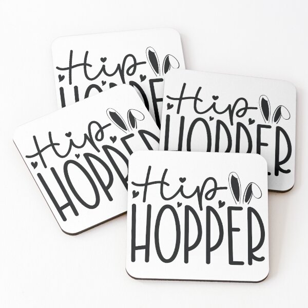 Item preview, Hip Hopper - Funny Easter Quotes Retro Vintage Aesthetic Cute Spring Holiday Best Bunny Mom Gift designed and sold by FuzionRaptor.