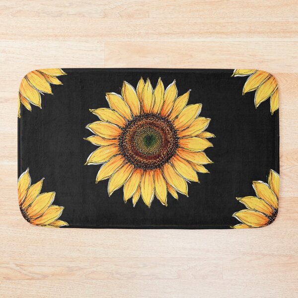 Item preview, Hand Drawn Sunflower Watercolor Botanical Floral Illustration designed and sold by ColorSplash123.