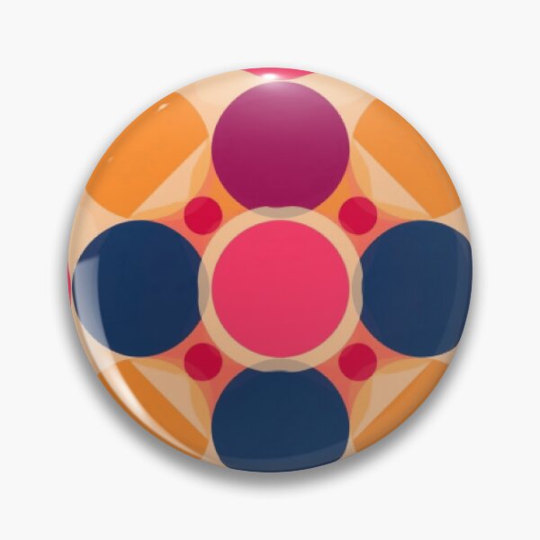 Item preview, Retro Geometric Circle Pattern designed and sold by ExpressPalette.