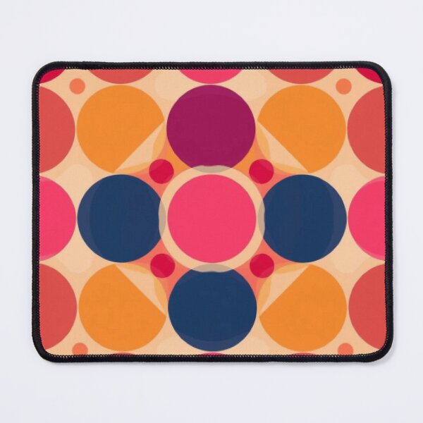 Item preview, Retro Geometric Circle Pattern designed and sold by ExpressPalette.