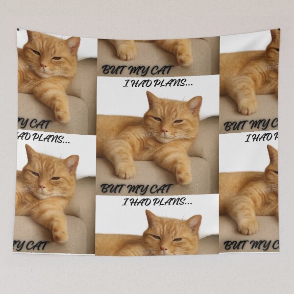 Item preview, Relaxed Orange Cat But My Cat Funny Design Meme Cute Cat Lover designed and sold by Cat-astrophes.