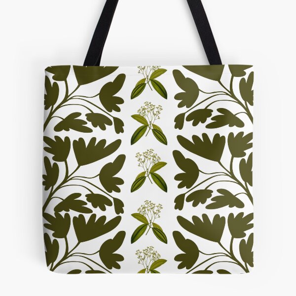 Item preview, Minimalist Olive Green Botanical Seamless Pattern. designed and sold by Jyoti-Quotes.