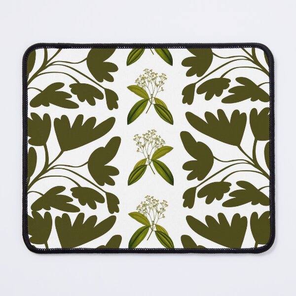 Item preview, Minimalist Olive Green Botanical Seamless Pattern. designed and sold by Jyoti-Quotes.