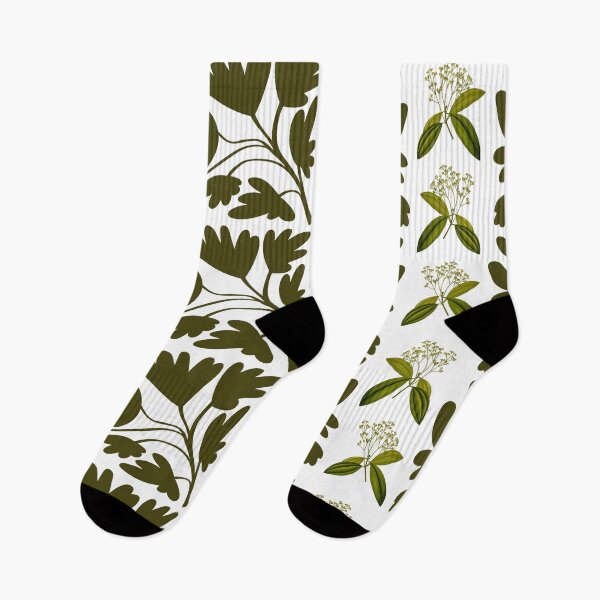 Item preview, Minimalist Olive Green Botanical Seamless Pattern. designed and sold by ​Jyoti Digital Artist.