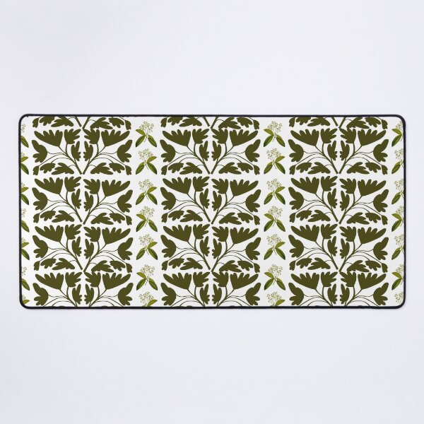Item preview, Minimalist Olive Green Botanical Seamless Pattern. designed and sold by Jyoti-Quotes.