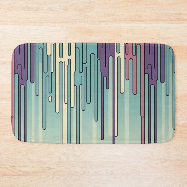 Item preview, Retro Dripping Paint: Vaporwave Grid Abstract Art designed and sold by Dzblack.