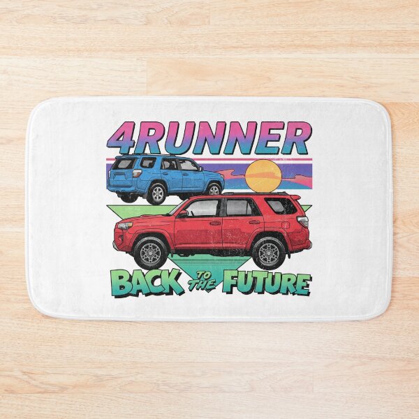 Item preview, Vintage Style 5th Gen 4Runner Retro Sunset Adventure Awaits Red [White Shirt Only] designed and sold by Off-Road-Zone.