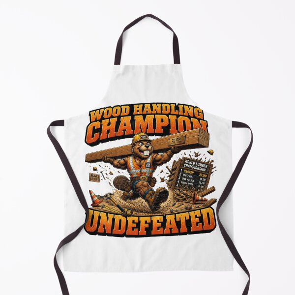 Item preview, Wood Handling Champion Funny Beaver Comic T-Shirt designed and sold by Cavalier-org.