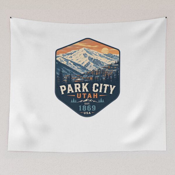 Item preview, Park City Utah Est 1869 USA Mountain Travel Vacation Souvenir designed and sold by Simsimah26Parks.