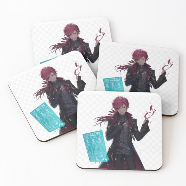 Item preview, Crimson Cyber Alchemist Anime Warrior designed and sold by ZenOtaku Lab.