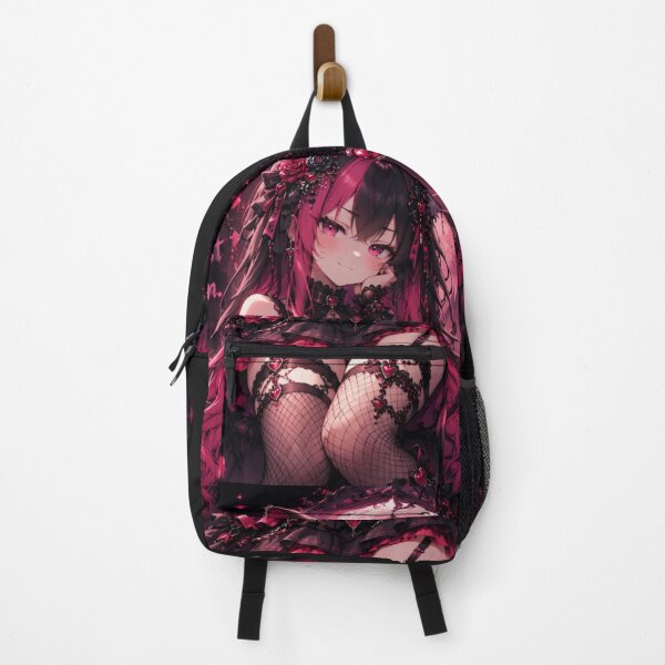Item preview, Gothic Neko Girl – Pink Hair Dark Moon Aesthetic sassy vibe designed and sold by Revyra Design .
