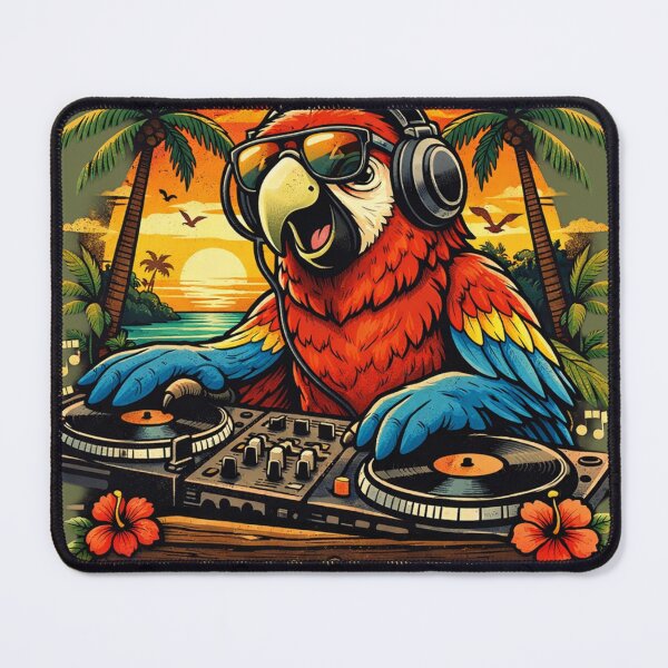 Item preview, Parrot DJ designed and sold by DecibelDecor034.