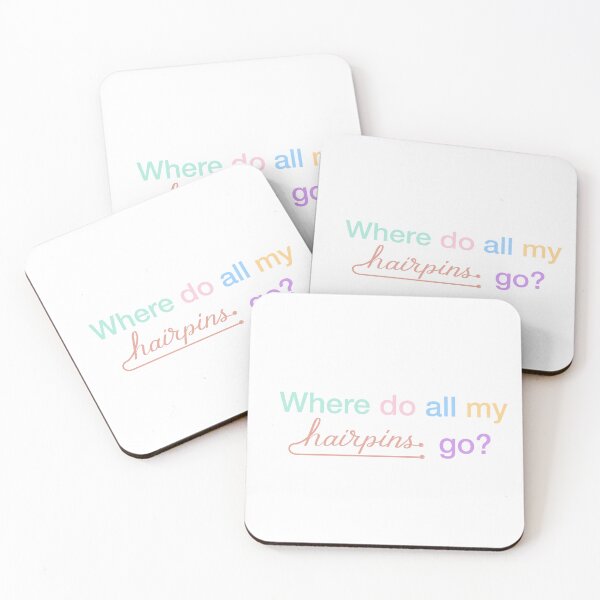 Item preview, Where Did All My Hairpins Go? | Funny Bobby Pin Quote designed and sold by pinkystickstore.