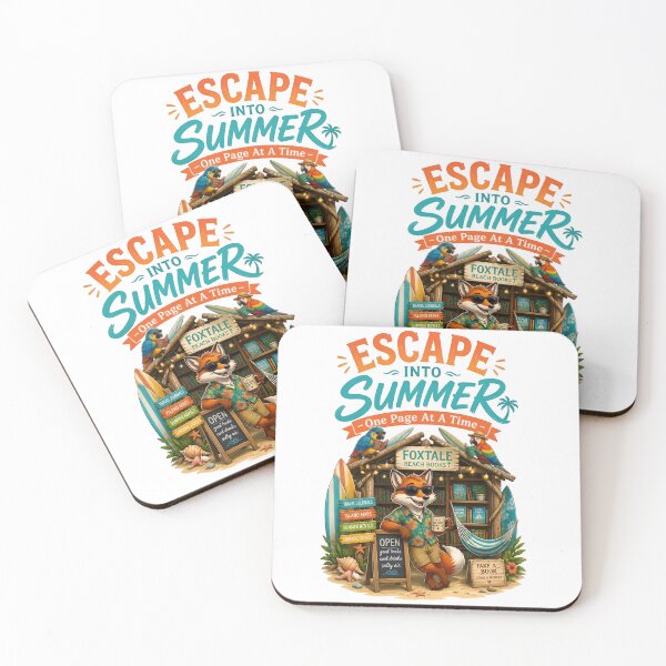 Item preview, Escape Into Summer Fox Bookshop designed and sold by Sovereign Supply Co..