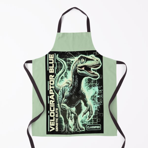 Item preview, Genetic Elite Velociraptor | Muted Green Dinosaur designed and sold by Syrupulse.