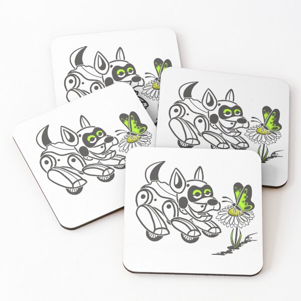 Item preview, Curious Heart | Minimalist Robot Dog Line Art designed and sold by Samaya-.