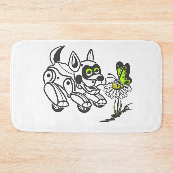 Item preview, Curious Heart | Minimalist Robot Dog Line Art designed and sold by Samaya-.