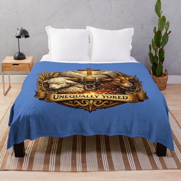Item preview, Unequally Yoked – The Sheep and the Goat designed and sold by MastersDesignNk.
