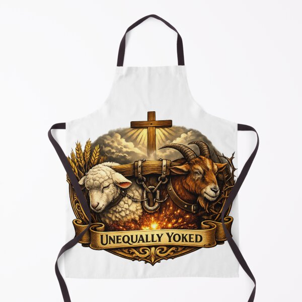 Item preview, Unequally Yoked – The Sheep and the Goat designed and sold by MastersDesignNk.