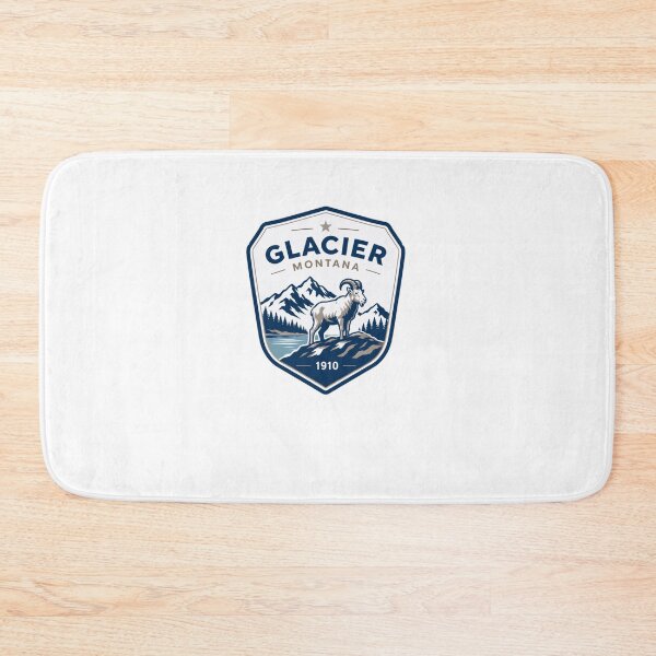 Item preview, Glacier Montana 1910 National Park Travel Adventure Hiking Souvenir designed and sold by Simsimah26Parks.