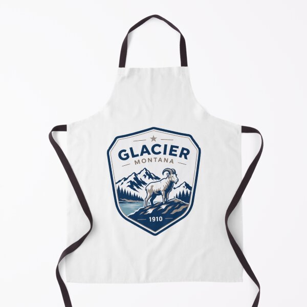 Item preview, Glacier Montana 1910 National Park Travel Adventure Hiking Souvenir designed and sold by Simsimah26Parks.
