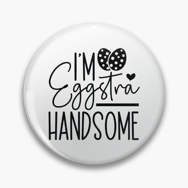 Item preview, Im Eggstra Handsome - Funny Easter Quotes Retro Vintage Aesthetic Cute Spring Holiday Boy Gift designed and sold by FuzionRaptor.