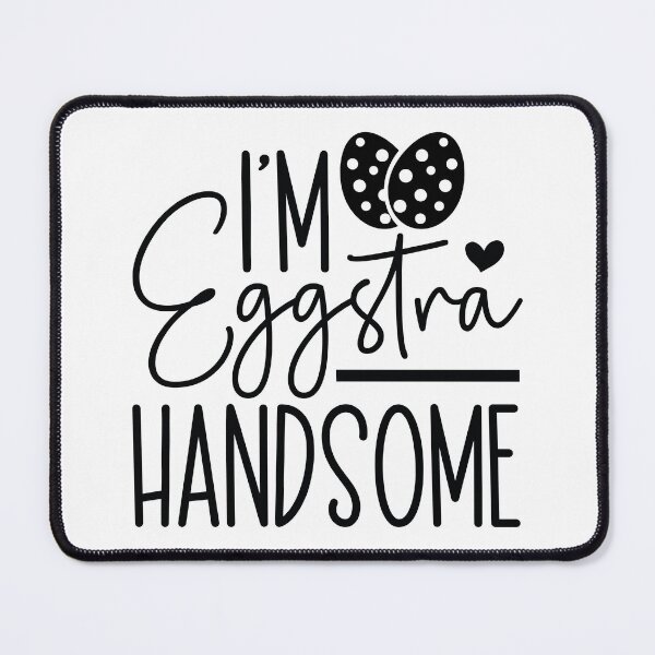 Item preview, Im Eggstra Handsome - Funny Easter Quotes Retro Vintage Aesthetic Cute Spring Holiday Boy Gift designed and sold by FuzionRaptor.