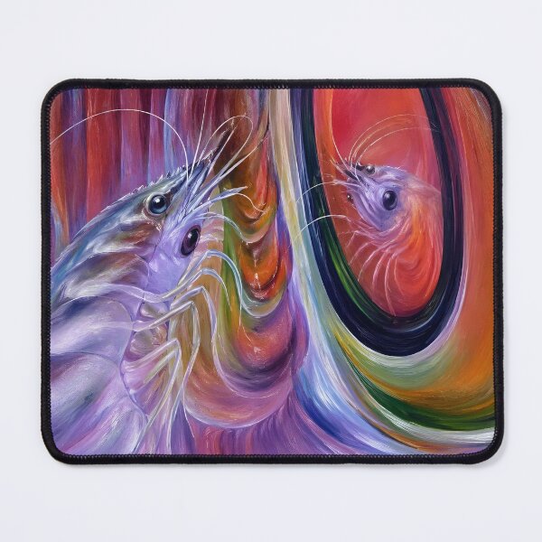 Item preview, Shrimp Primping in a Mirror designed and sold by O'clock Vibes.