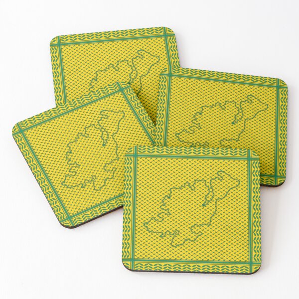 Item preview, County Donegal Flag Keffiyeh/Kufiyyeh Solidarity Pattern  designed and sold by feardeargcrafts.