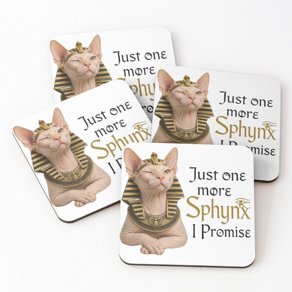 Item preview, Just One More Sphynx I Promise - Egyptian Cat Funny Art designed and sold by zuczekgti.