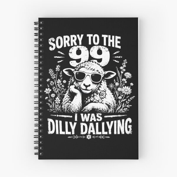 Item preview, Sorry To The 99 I Was Dilly Dallying – Funny Christian Lost Sheep Bible Humor Design designed and sold by PosiMCreations.