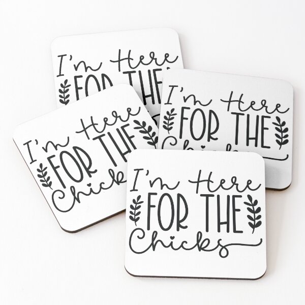 Item preview, Im Here For The Chicks - Funny Easter Quotes Retro Vintage Aesthetic Cute Spring Holiday Best Gift designed and sold by FuzionRaptor.