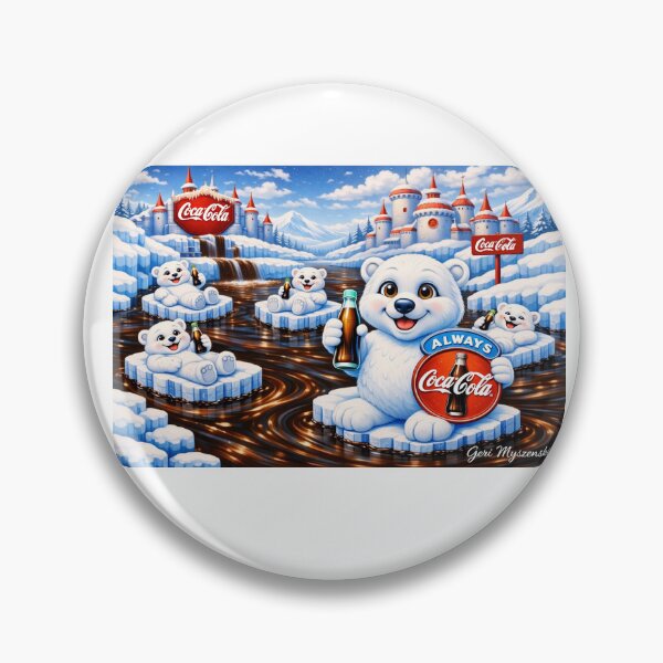 Item preview, Polar Paradise: Coca‑Cola Frozen River Adventure designed and sold by The Art Queen Of Michigan .