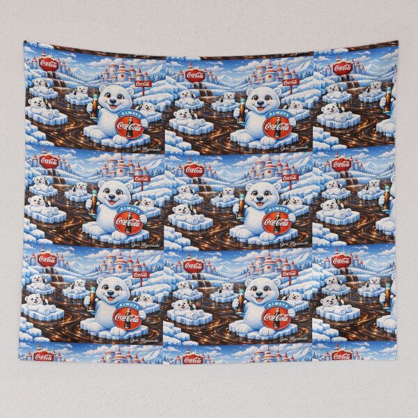 Item preview, Polar Paradise: Coca‑Cola Frozen River Adventure designed and sold by The Art Queen Of Michigan .