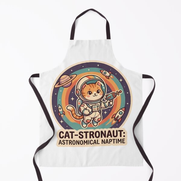 Item preview, Retro Cat-stronaut Space Cat Astronaut Sticker designed and sold by Lu7u.