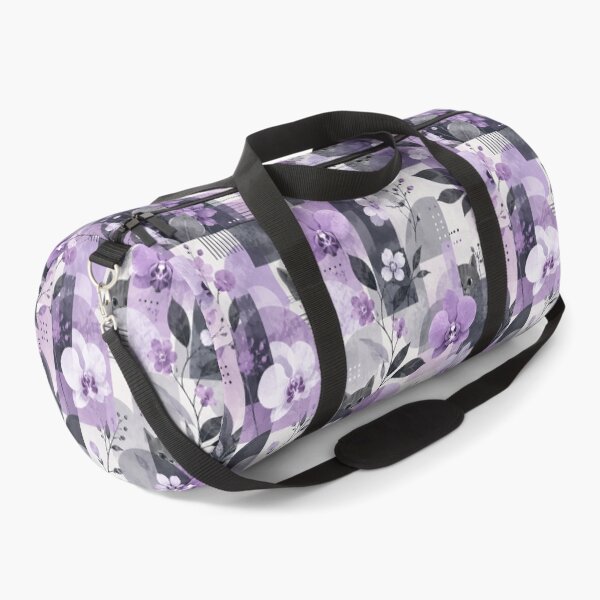 Item preview, Lilac Orchid Gray Cat Geometric Pattern designed and sold by Mindworx21.