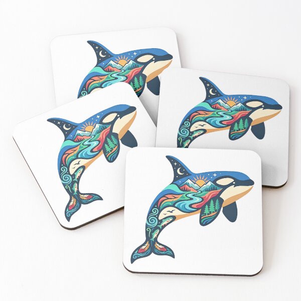 Item preview, Northern Orca designed and sold by Wild Creative Art.