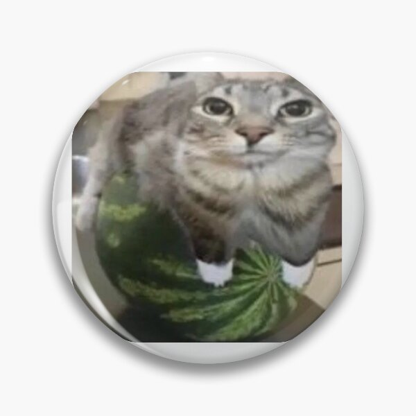 Item preview, round melon cat designed and sold by cloudzer0000.