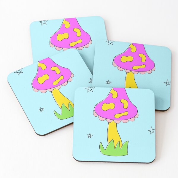 Item preview, Retro Pink Spotted Mushroom designed and sold by PsycheStudio.