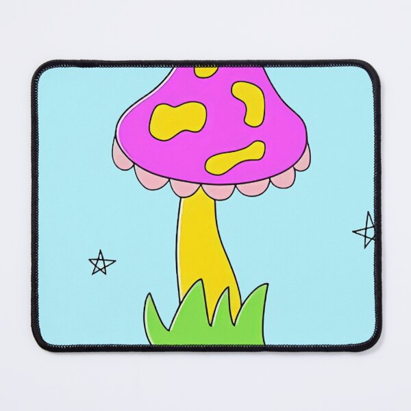 Item preview, Retro Pink Spotted Mushroom designed and sold by PsycheStudio.