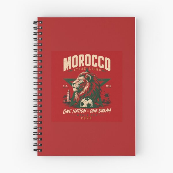 Item preview, Morocco Atlas Lions Vintage Soccer Fan T-Shirt | One Nation One Dream designed and sold by jhonass.