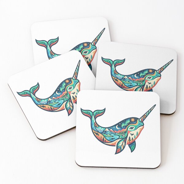 Item preview, Northern Narwhal designed and sold by Wild Creative Art.