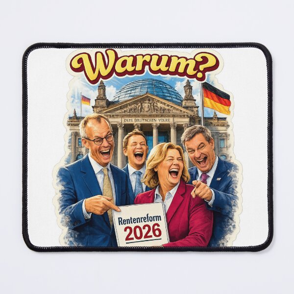 Item preview, Why? – Political satire on the 2026 pension reform designed and sold by Gletschie.