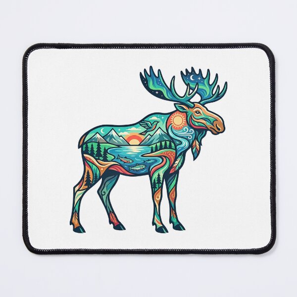 Item preview, Northern Moose designed and sold by Wild Creative Art.